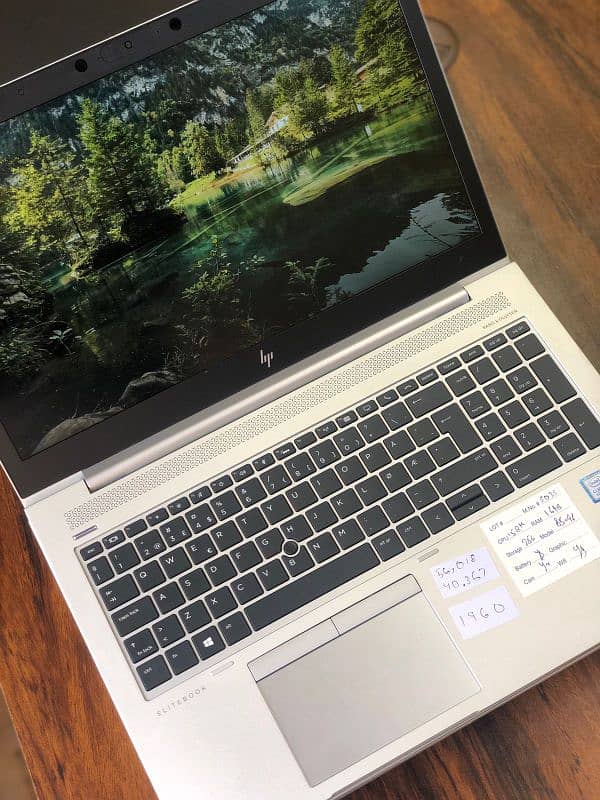 HP EliteBook 850 G5/G6 Core i5-8250U 8GB DDR4 256GB M. 2 0