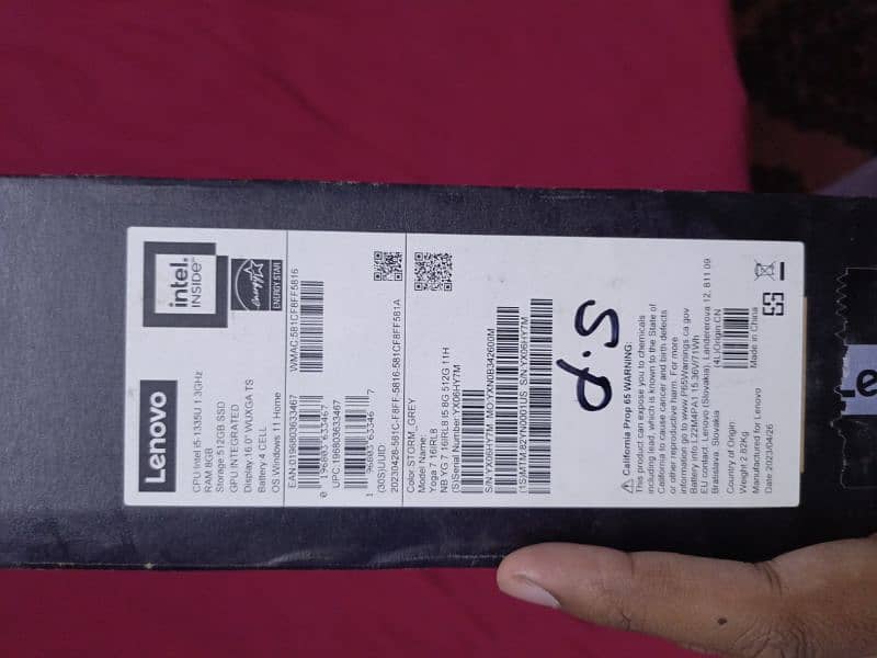 lenovo yoga 7i  i5 13gen 5