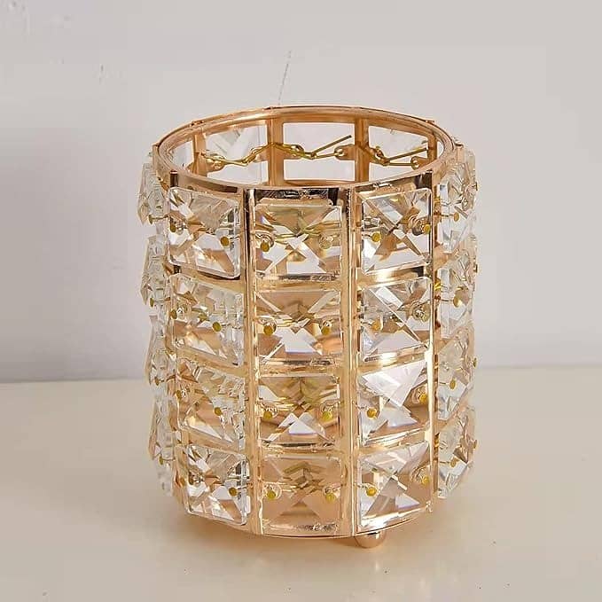 (nw000129) Crystal Makeup Brush Holder Or Pen Holder 1