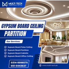 Gypsum Board Ceiling & Partition Services | Affordable & Durable