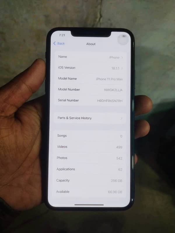 Iphone11 pro max 256 gb non pta 7