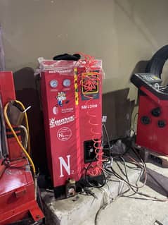 Nitrogen tyre pressure air machine