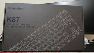 Mechanical Keyboard Hot Swappable Womier K87 Sky switches Acrylic base