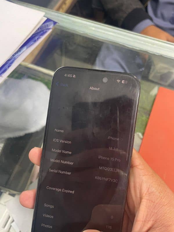 Iphone 15 pro JV CON 10/10 Blue titanium 128GB 12