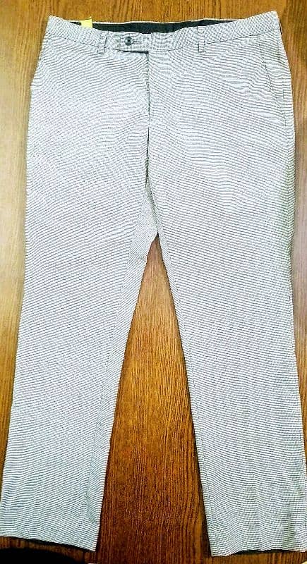 wool stretch trs pepita slim pant 0