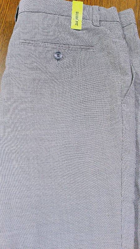 wool stretch trs pepita slim pant 3