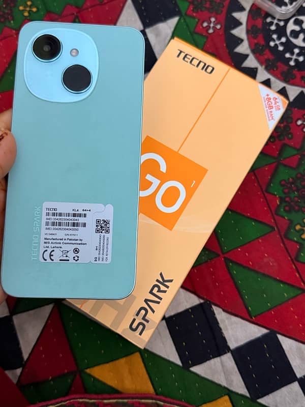 tecno Go1 4+4/64 pta approved with complete saman 2