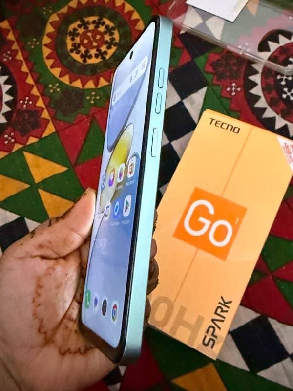 tecno Go1 4+4/64 pta approved with complete saman 3