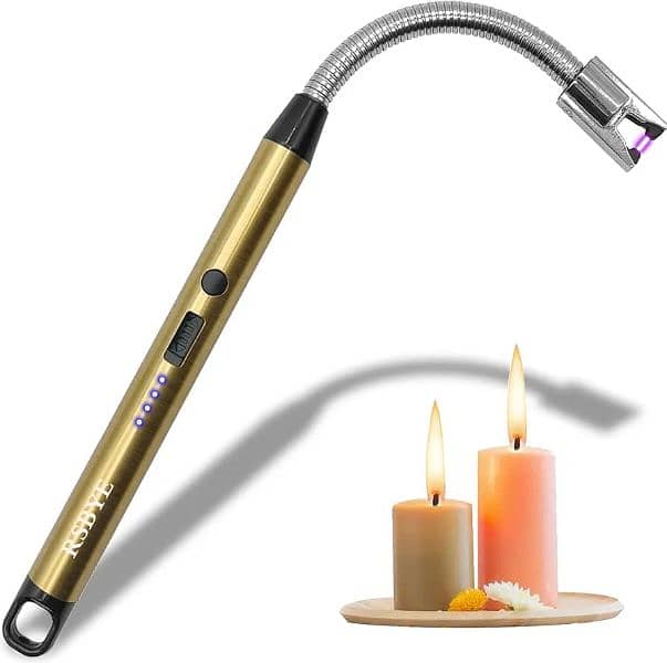 Long Candle Lighter Electric Lighter Electronic Rechargeable USB 0