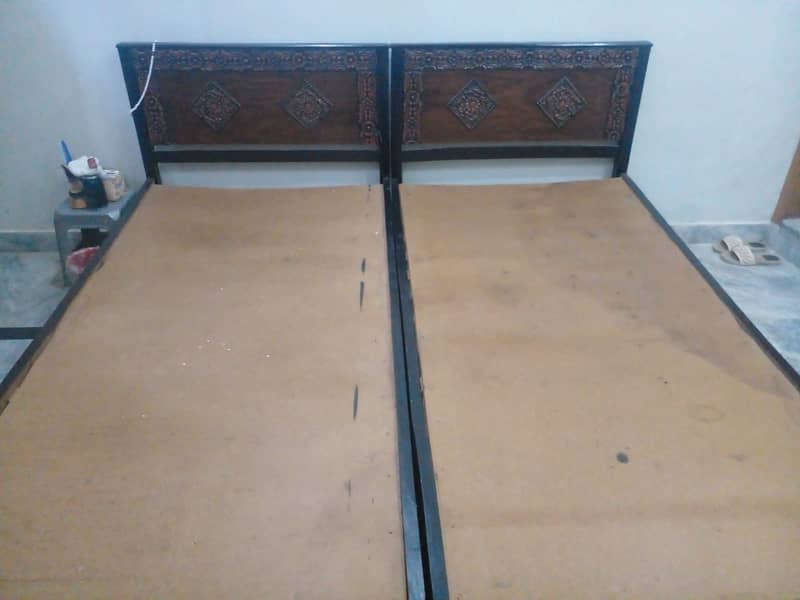 Two single beds for sale in Rawalpindi 2