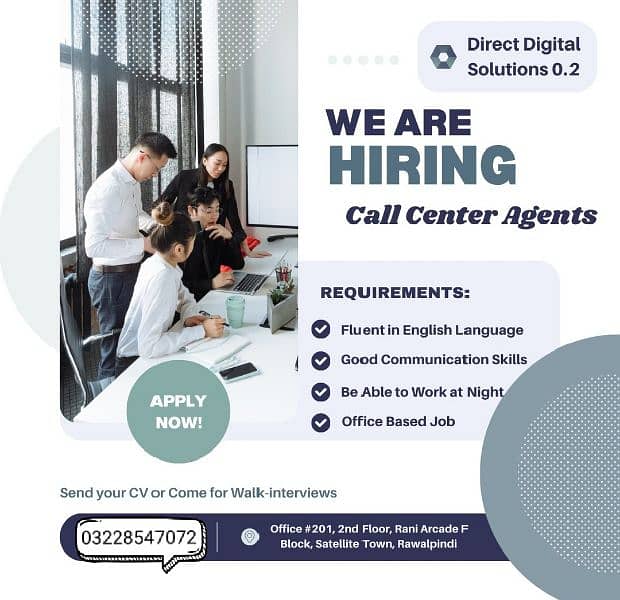 Call Center job for females 1