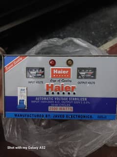 Haier Stabilizer 2500 watts