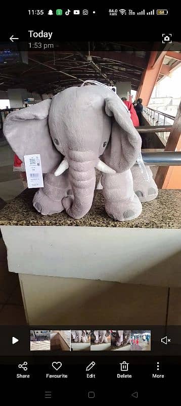 big size elephant hathi baby toy bachun k liye sad new jaisa 0