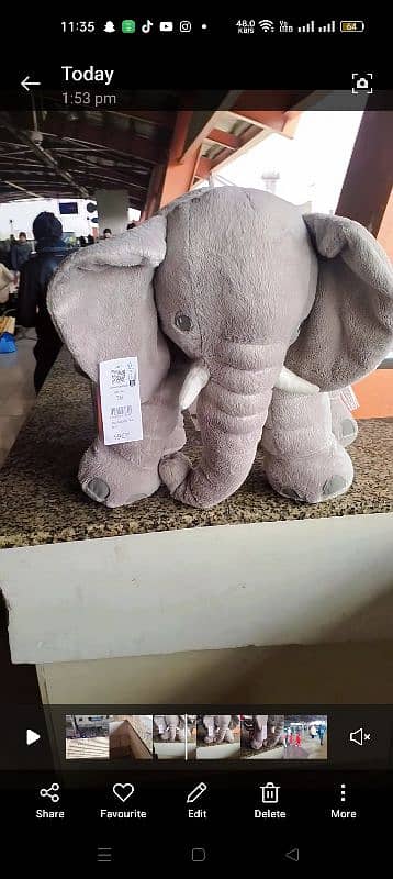 big size elephant hathi baby toy bachun k liye sad new jaisa 1