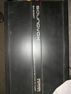 soundvox 4 channel amp