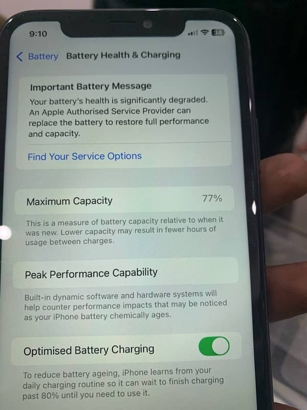 iPhone 11 disply change but Face ID or tru tone on Han duel pta proved 4