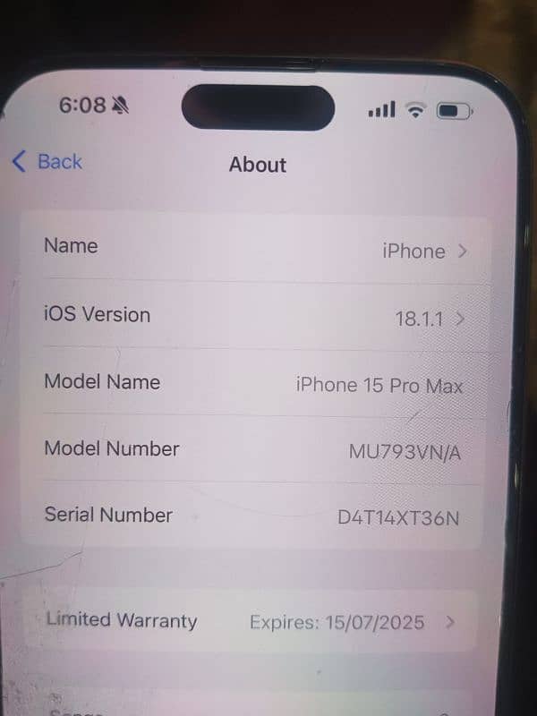 iphone 15 pro max 256gb Pta Approved 3