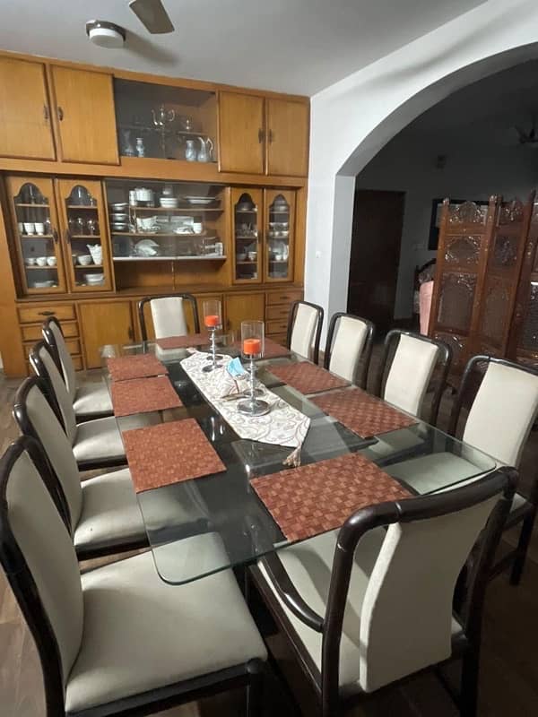 Glass Top Dining Table with Dining Chairs 1