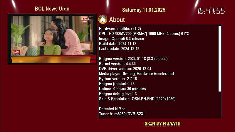 Anadol multibox 4k twin Linux receiver 10