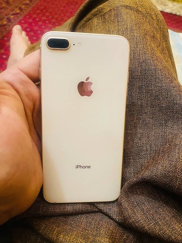 iPhone 8plus PTA Approved Golden colour 7