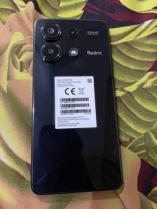 Redmi not 13 for sale 10/10 condition 1