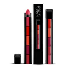 Five Colors in One Matte Lipstick Kit - Korean Beauty Lipgloss