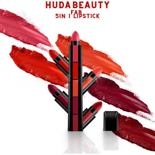 Five Colors in One Matte Lipstick Kit - Korean Beauty Lipgloss 1