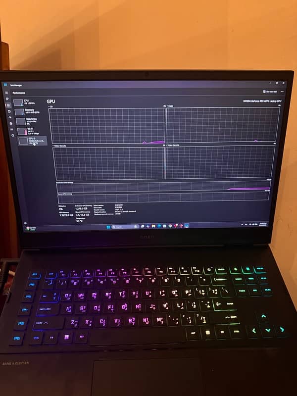 Hp omen 17 RTX 4070 i7 13 gen 32 gb ram 2