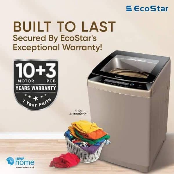 Ecostar Fully Automatic Washing Machine Brand New Just Opened 0