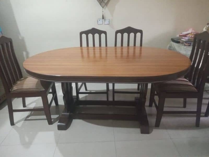 Polish 6 chairs+ dining table 1