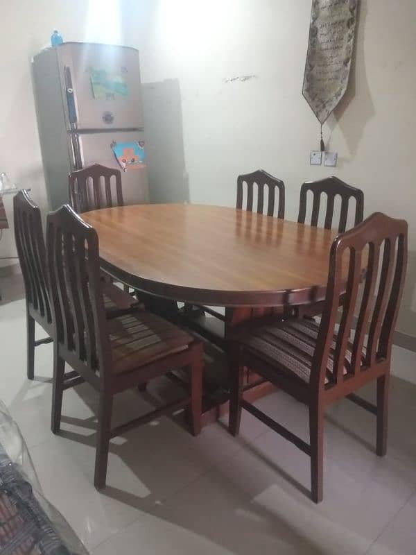 Polish 6 chairs+ dining table 4