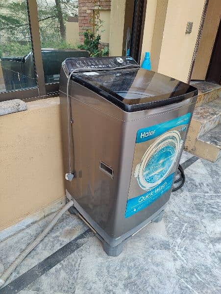 Haier fully automatic like new washing and dry machine for sale 3