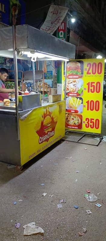 fastfood counter with fyer and hotplate complete setup 0