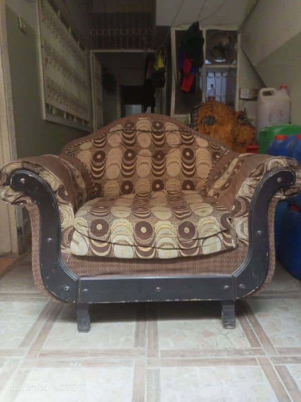 1 seater 2 piece sofa for sale 3