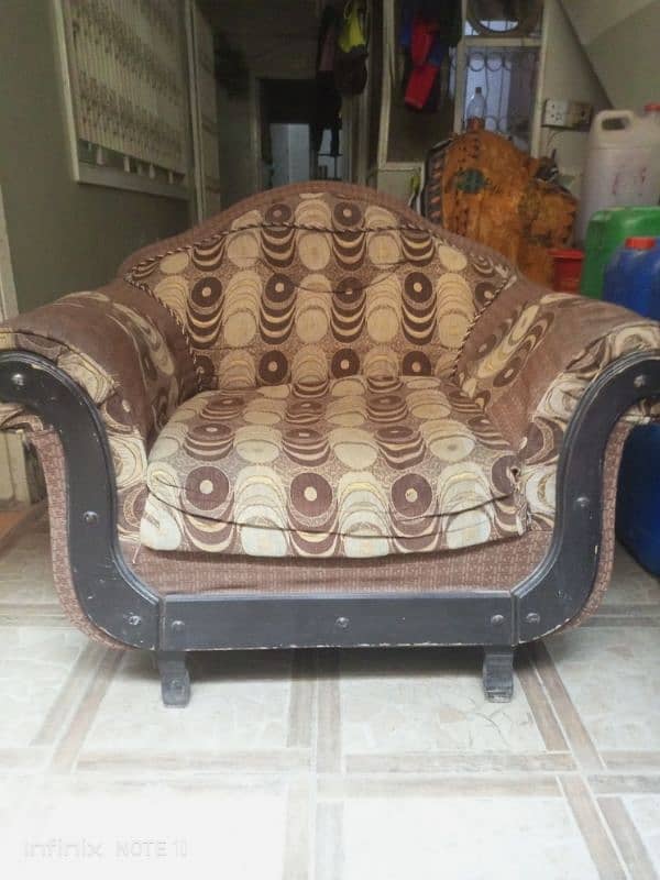 1 seater 2 piece sofa for sale 4