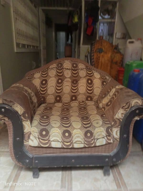 1 seater 2 piece sofa for sale 5