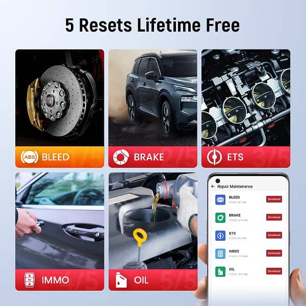 ThinkCar ThinkDiag Diagnostic Scanner Multi Car Brand Lifetime 5 reset 1