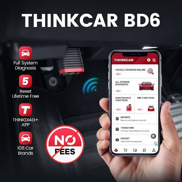 ThinkCar ThinkDiag Diagnostic Scanner Multi Car Brand Lifetime 5 reset 2