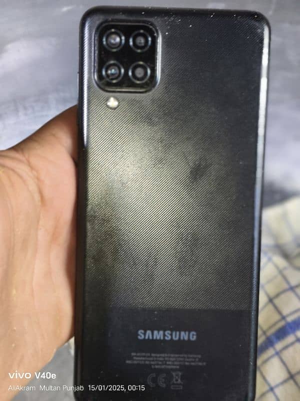 Samsung A12 for sale without box han condition 10/9 1