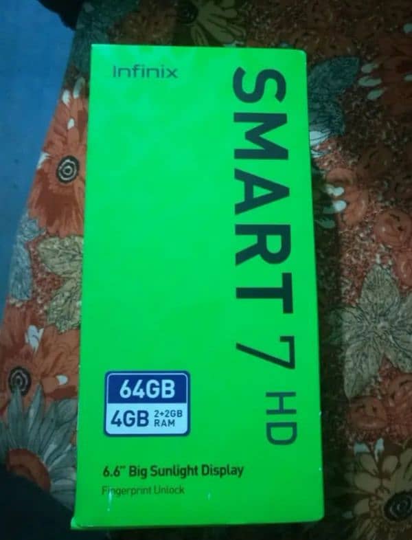 Infinix Smart7 Black, 4GB memory, 10/09 condition, 6 month used 1