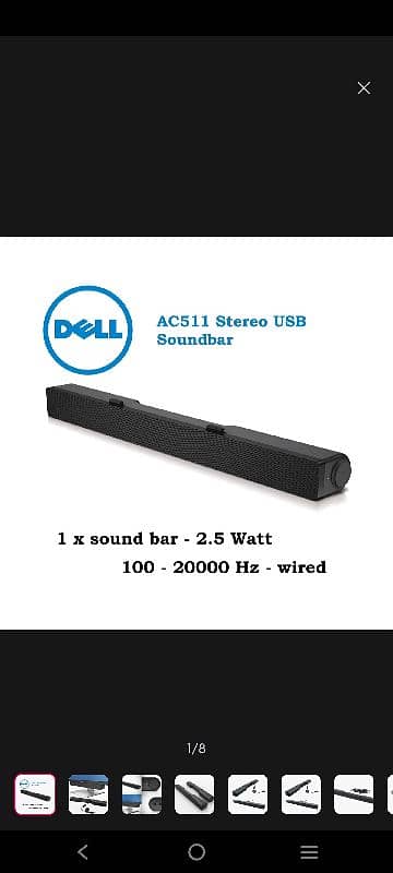 original dell sound bar in just 2000rs/.  free cash on delivery 2