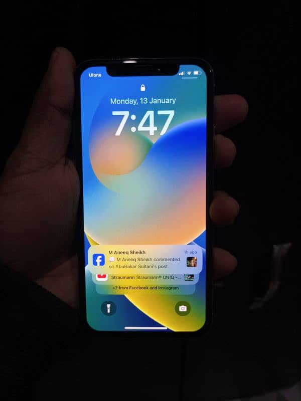 iphone X 256 GB PTA Approved read full add 7