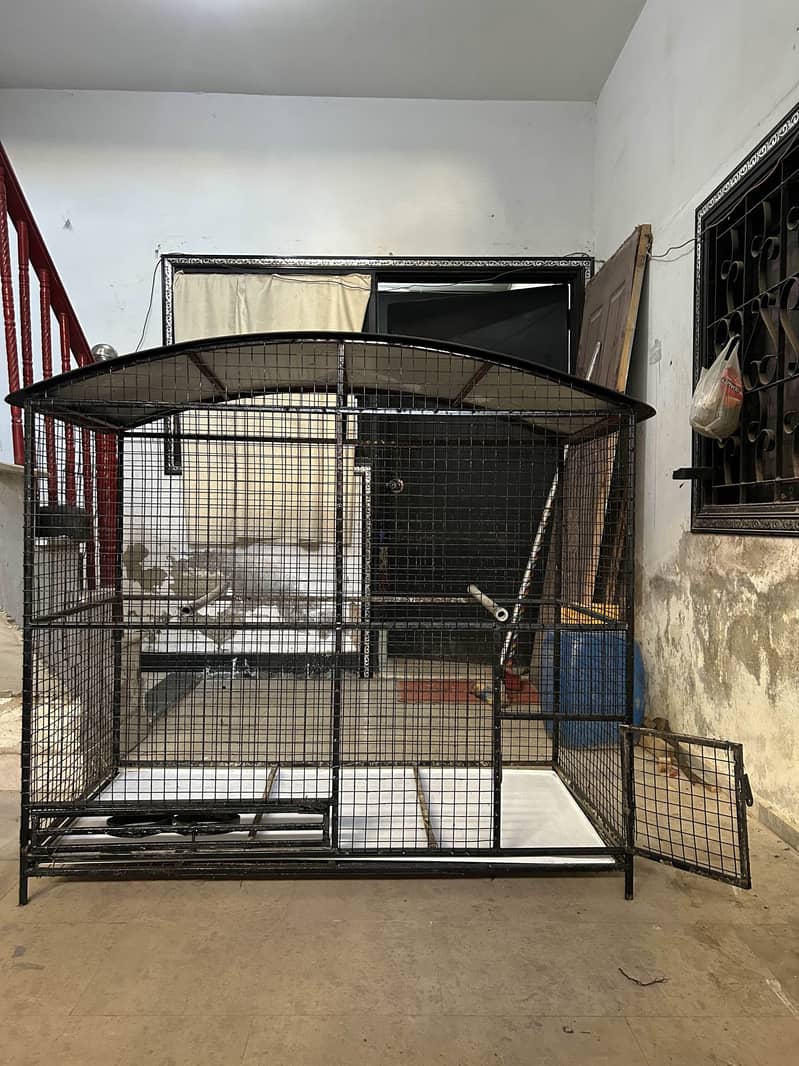 Almost New Large bird cage (Custom Made) 5