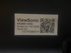 ViewSonic VX2457 MHD 24” Gaming Monitor