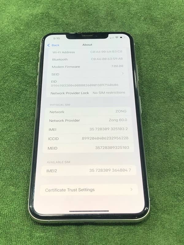 IPhone XS Max 64 GB PTA approved 3