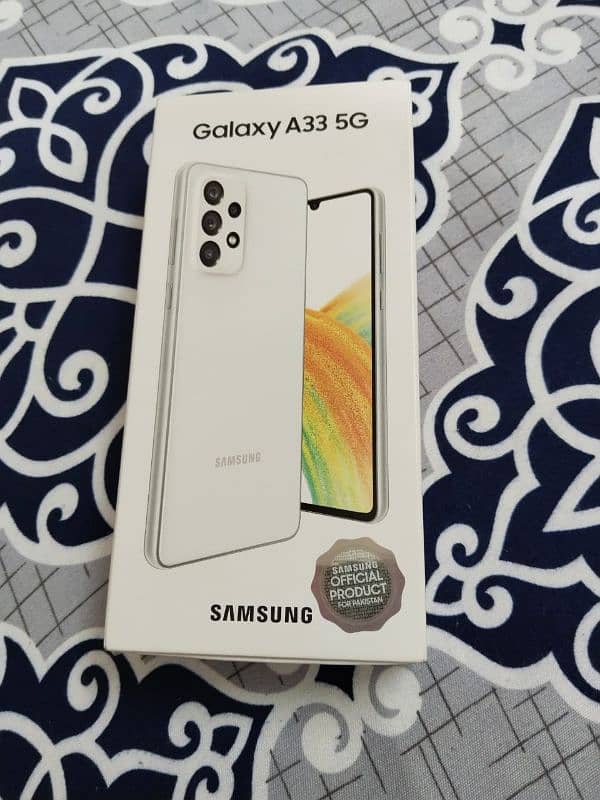 Samsung galaxy A33 5 G  8/128 Gb lush condition with box. 0