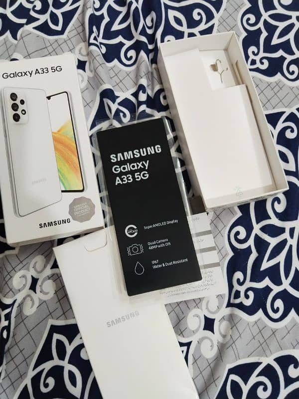 Samsung galaxy A33 5 G  8/128 Gb lush condition with box. 3