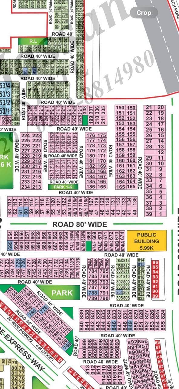 New Deal 8 Marla Limited Plots for sale in OLC B block in bahria orchard Lahore 1