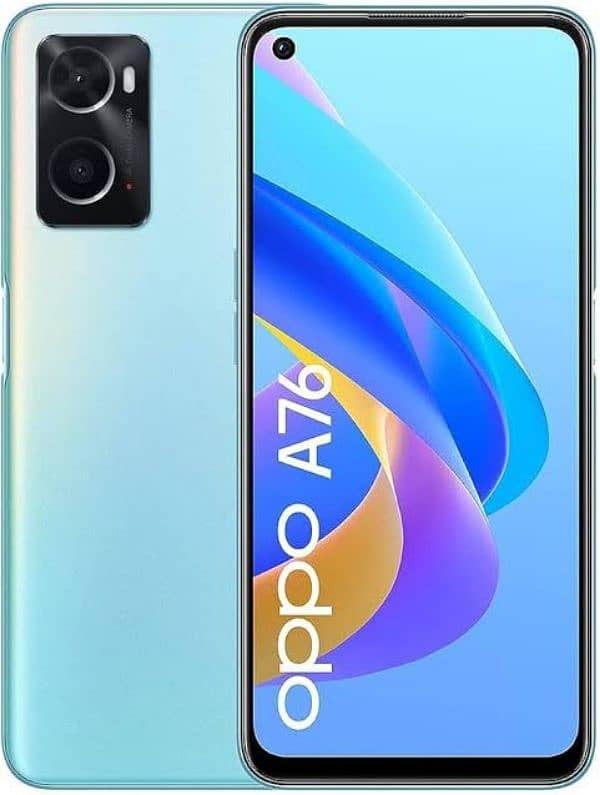 Oppo A76 penal change he 6+128gb condition 10by 8 0