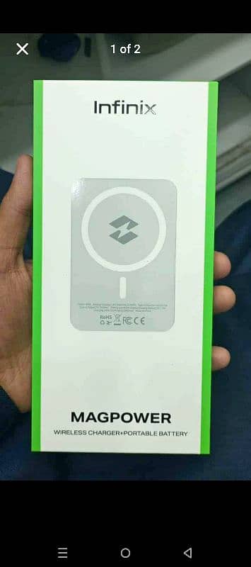 infinite not 40 wireless charging bank 1